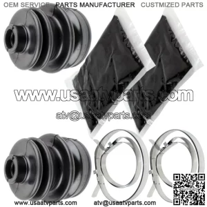 Front or Rear Axle Inner Outer CV Boot Kit Fits Arctic Cat Prowler 550 2014-2015