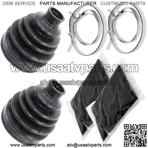 Rear Axle Outer Inner CV Boot Kit for Can-Am Outlander 1000R 4X4 EFI 2016 2017