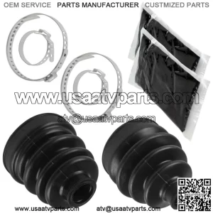 Rear Drive Shaft Outer & Inner Boot For Polaris 2206522 2206523