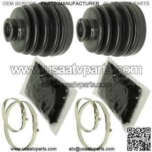 Rear Axle Inner and Outer CV Boot Kit for Can-Am Outlander Max 500 650 800 06-07