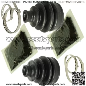 Front Axle Inner Outer CV Boot Kit for Honda TRX420FE TRX420FM Rancher 420 4X4