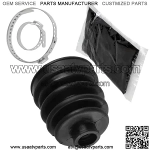 Front Rear Axle Outer Inner CV Boot Kit for Polaris 2203170, 2203141