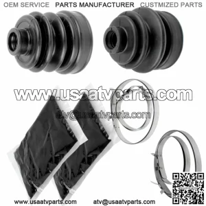 Rear Axle Inner Outer CV Boot Kit for Yamaha 660 YXR660F 4WD 2005-2007