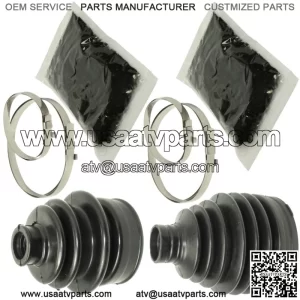 Rear Axle Outer And Inner CV Boot Kit for Yamaha Grizzly 700 YFM700Fg 4X4 09-11