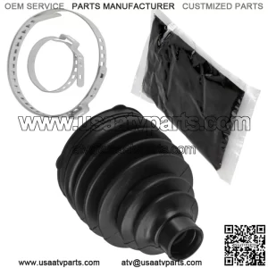 Front Axle Inner Outer CV Boot Kit for Polaris 2203331, 2203332