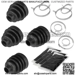 CV Boots Kit for Honda Pioneer 700 SKS700M2 M4 2014-2022 Rear Axle Inner / Outer
