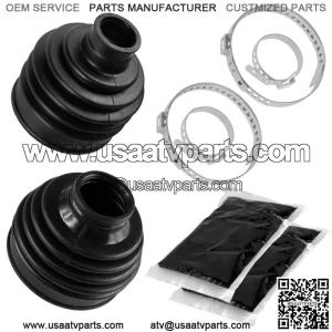 Front Drive Shaft Boot SET for Kawasaki Bayou 400 KLF400 4x4 1995-1999