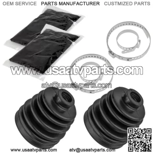 Rear Axle Inner And Outer CV Boot Kits for Polaris Sportsman 800 Mv7 EFI 2005 (For: Polaris Sportsman 800)