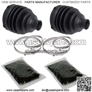 Front Axle Inner Outer CV Boot Kit for Polaris Sportsman Touring 800 EFI 08-09 (For: Polaris Sportsman 800)