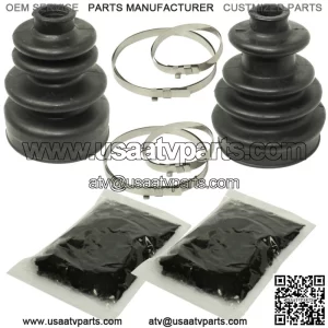 Front Axle Inner Outer CV Boot Kits for Polaris Sportsman 800 EFI 2006 2007 (For: Polaris Sportsman 800)