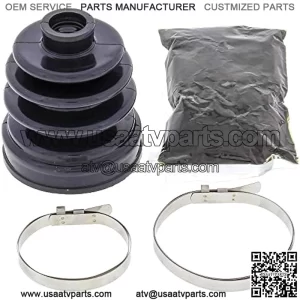 CV Boot Kit 19-5029 for Kawasaki KAF 400 (Mule 610 4x4) 2005-2008, KVF 400 C Prairie 4x4 99-02, KVF 400 A Prairie 4x4 97 98, KAF 400 (Mule 610 4x4) VIN JK1AFEA1 9B547191 and lower 2009