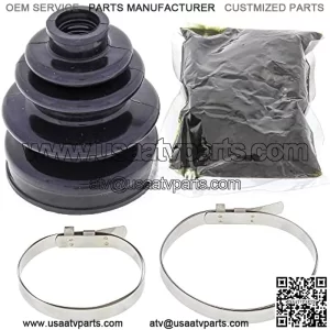 CV Boot Kit 19-5008 Compatible with/Replacement for Kawasaki KAF 620 (Mule 3010 4x4) 01-08, KVF 700 Prairie 4x4 2004-2006, KVF 650 Brute Force 4x4 05-08, KVF 400 C Prairie 4x4 1999-2002