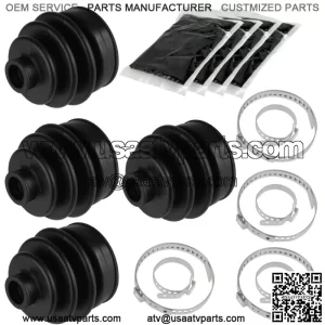 2 Front Right Left Axle CV Boot Kit for Yamaha Rhino 660 YXR660F 4X4 2005-2007 (For: 2006 Yamaha Rhino 660)