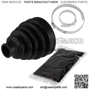 Rear Axle Outer Inner CV Boot Kit for Can-Am 705500870, 705501864, 705501777