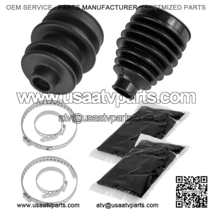 Rear Axle Inner Outer Boot Kit For Yamaha Kodiak 700 YFM700 EPS 2022-25