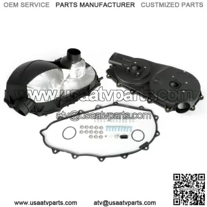 For 420212286 420612304 Can Am Maverick 1000R Drive Clutch Belt Cover Kit