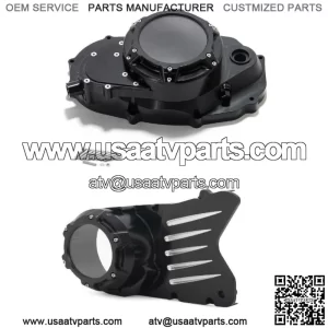 Aluminum Clear Lock Up Clutch  Case & Stator cover For  Banshee 350 87-06