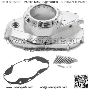 Aluminum Silver Lock Up Clutch Cover w/ Gasket For Yamaha Banshee 350 YFZ350