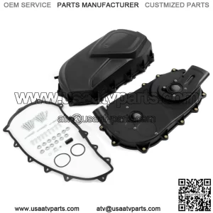 Clutch Belt Cover & Back Plate For 2006-2014 Can Am Outlander Renegade CVT