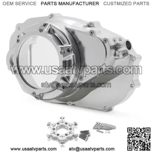 For Yamaha Banshee YFZ350 Aluminum Lock up Clutch Cover finger Screws Kit Silver