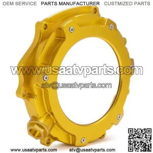 Gold Clutch Cover for Suzuki Quadracer 450 LTR450 2006-2009 Billet Aluminum