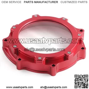 Aluminum Red Billet Clutch Cover for Yamaha YFZ450 YFZ450R YFZ450X 2006-2023