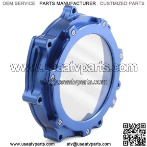 Blue Billet Clear Clutch Cover 5TG-15415-00-00 For Yamaha YFZ 450R SE 06-23