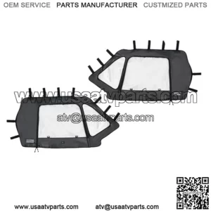 Upgraded Soft Upper Door Enclosure w/ Zipper for 2020-24 Kawasaki Teryx KRX 1000