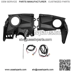 6.5" Front Dash Speaker Pods Stereo System For 2017-2023 Can Am Maverick X3 Max