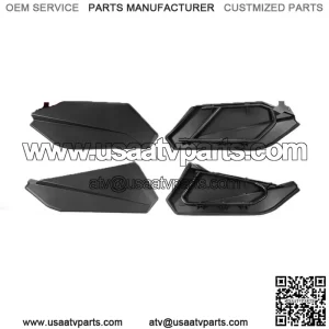Plastic Front + Rear Lower Door Panels Inserts For Can Am Maverick X3 Max 17-23
