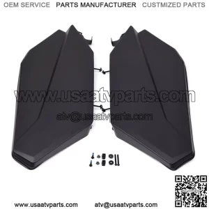 Black Rear Lower Door Panels Inserts for 2017 2018-2023 Can Am Maverick X3 MAX (For: Can-Am Maverick X3)