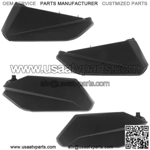 Lower Door Panels Inserts    for Can Am Maverick X3 MAX  (Front & Rear) (Black)