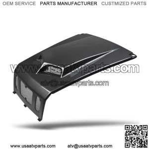 NEW POLARIS RZR 800 RZR 800S 08 - 10 BLACK CARBON FIBER SCOOPED HOOD RZR4 (For: Polaris)