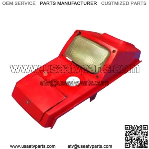 1991 POLARIS TRAIL BOSS 350L 4X4 HEADLIGHT HEAD LIGHT LAMP CENTER HOOD COVER  (For: Polaris)