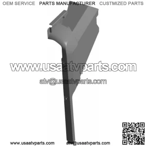 Polaris Off Road Rocker Cover, Right, Black, Genuine OEM Part 5455256-070, Qty 1