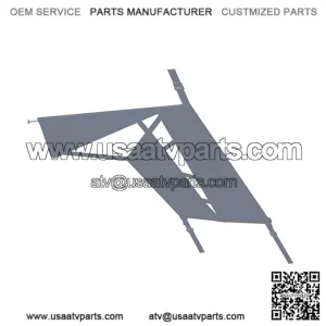 Polaris Ranger Side Net, Genuine OEM Part 2686010, Qty 1