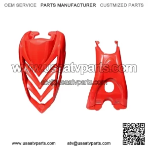 06-12 Yamaha Raptor 700 OEM GRILL NOSE CONE HOOD GAS TANK COVER RED