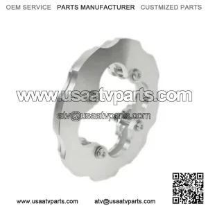 Yamaha YFZ450 YFZ 450 ATV Aluminum Dual Sprocket Guard  fits years 2006-14