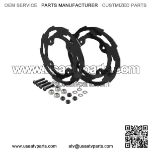 For Yamaha YFZ450R ATV Rear Dual Sprocket Guard Chain Cover Protection 2009-2023