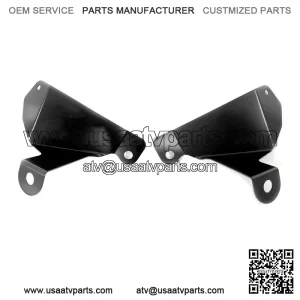 Front Head Light Block Off Plates Guards Black Yamaha YFZ450R