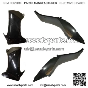 4 Piece YFZ450R Black OEM Yamaha Side Cover Plastics Brand New 14-2023