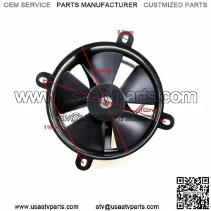 6" Inch Radiator Cooling Fan For  125cc 200cc Mini Trail Bike ATV Go Kart Quad