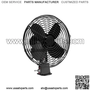 12V UTV Cab Cooling Defrost Fan 1.57"-2.48" for Kawasaki Mule 4000/ 4010 2014-23 (For: More than one vehicle)