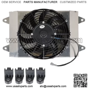 Radiator Cooling Fan Assembly FOR YAMAHA WOLVERINE YXE70 2016 2017 2018