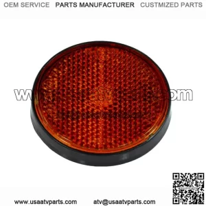 Dark Amber Front Side Reflector for the Baja Mini Bike MB165 & MB200 (Baja Heat, Mini Baja, Baja Warrior)