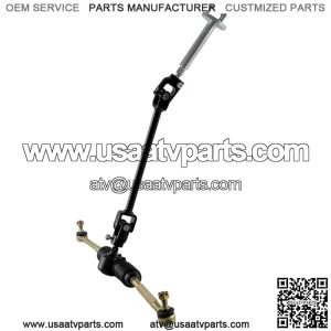 Steering Wheel Parts Assembly 110cc Go Kart ATV Tie Rod Rack Adjustable Shaft