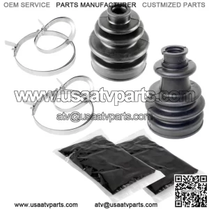 Rear Axle Inner Outer LH RH CV Boot Kit for Polaris Sportsman 570 4x4 2017-2020 (For: Polaris Sportsman 570)