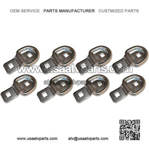 8-3/8" Stainless Steel D Ring Rope Chain Tie Downs Car Truck ATV Snowmobile