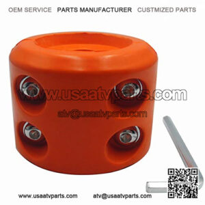 ATV-SCHS Winch Cable Hook Stopper Rubber Winch Line Saver with Allen Wrench for