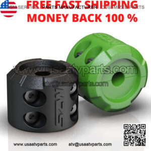 MZS Winch Cable Hook Rubber Stoppers Rope Line Saver with Allen Wrench ATV UTV 2
